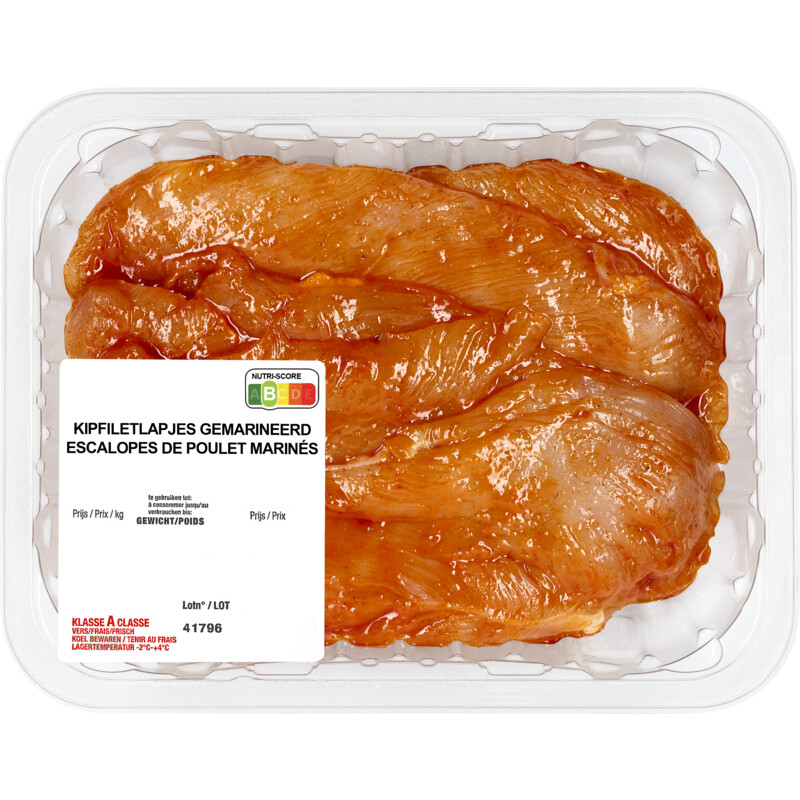 Een afbeelding van Plukon Kipfiletlapjes gemarineerd bel