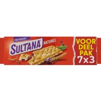 Een afbeelding van Sultana Fruitbiscuit naturel voordeelpak