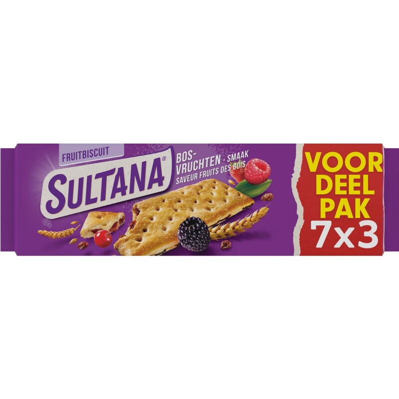 Een afbeelding van Sultana Fruitbiscuit bosvruchten