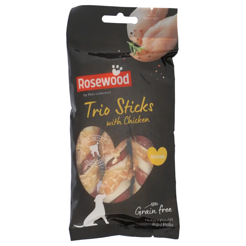 Trio sticks with chicken medium