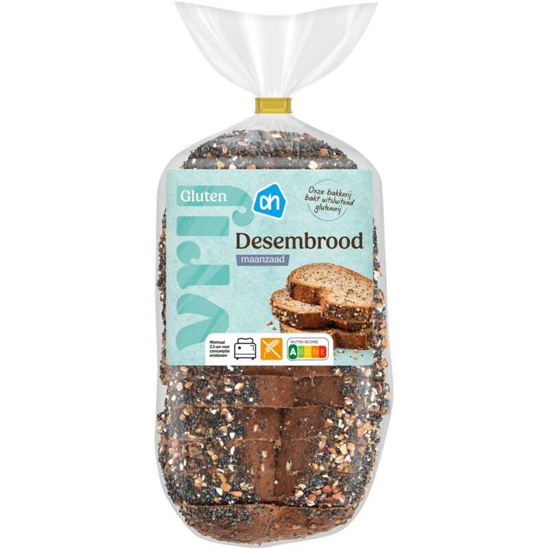 Een afbeelding van AH Glutenvrij Desembrood maanzaad