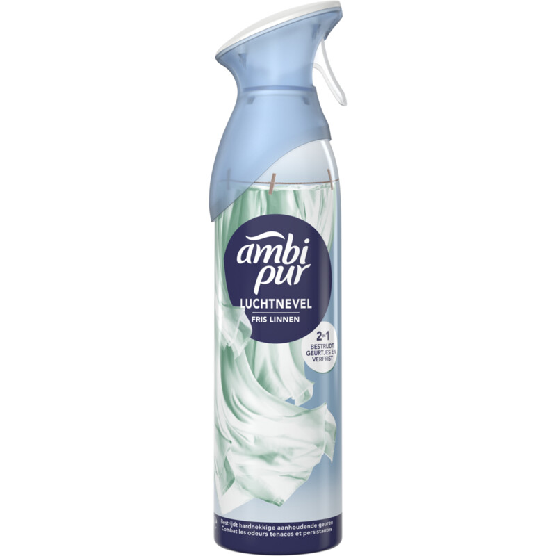 Een afbeelding van Ambi Pur Luchtverfrisser spray fris linnen