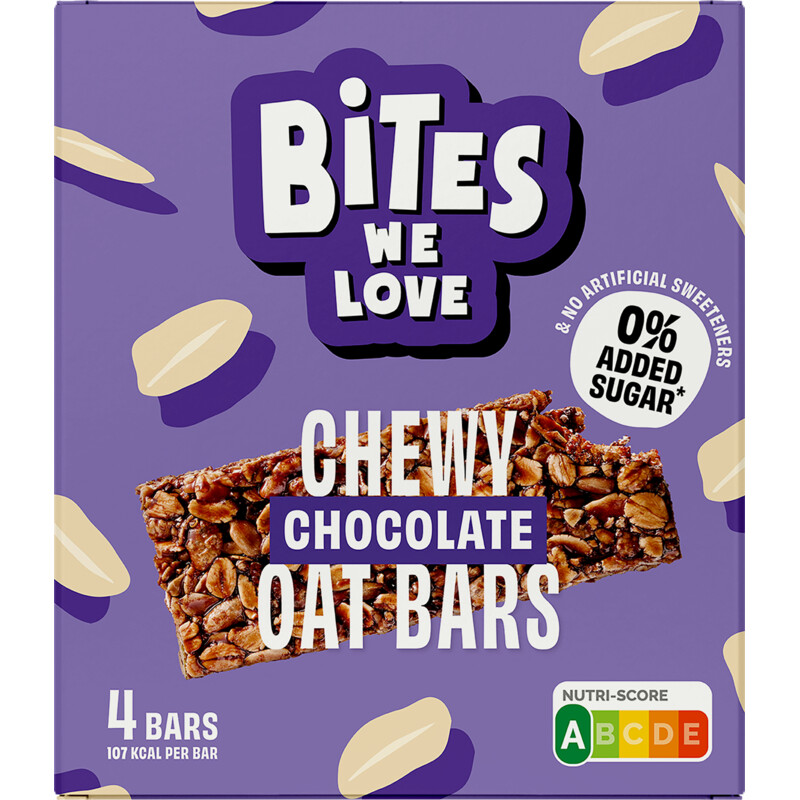 Een afbeelding van BitesWeLove Haverrepen chocolade