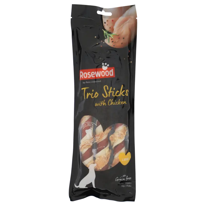 Trio sticks with chicken large
