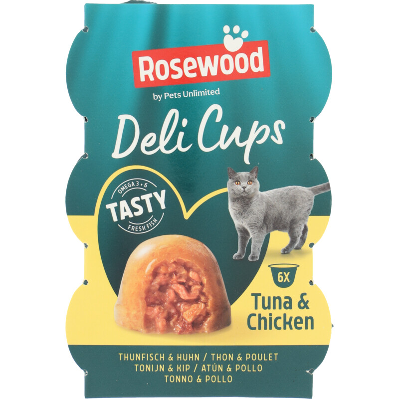 Een afbeelding van Rosewood Delicups tuna & chicken