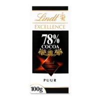 Lindt Excellence 78% pure chocolade