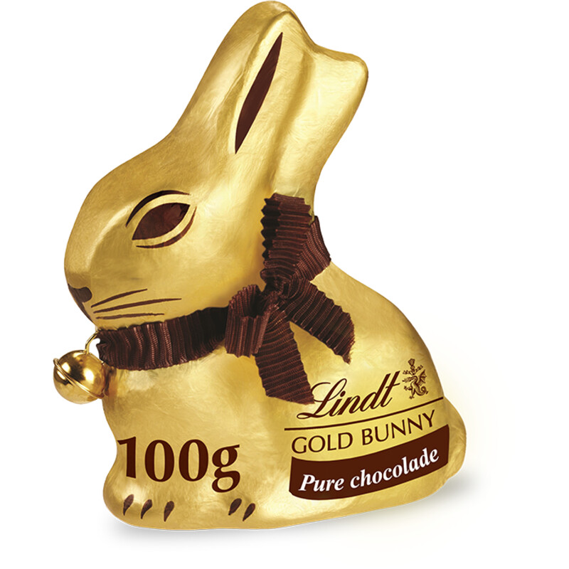 Een afbeelding van Lindt Gold bunny pure chocolade paashaas