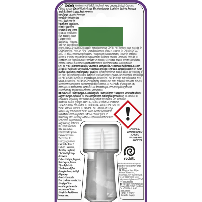 Een afbeelding van Air Wick Elektrische navulling lavendel