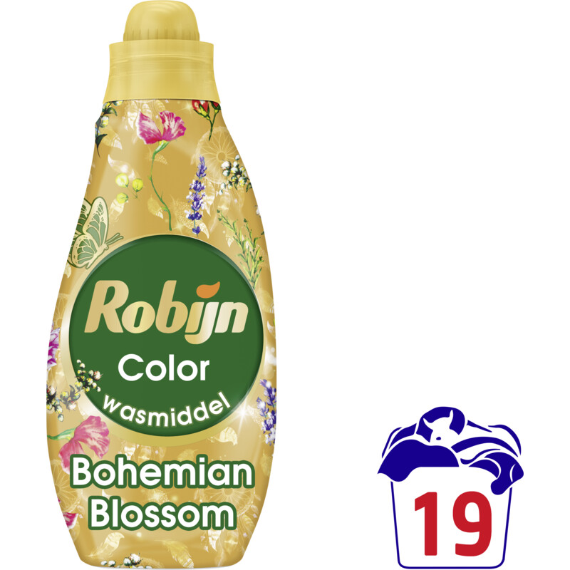 Een afbeelding van Robijn Color bohemian blossom wasmiddel