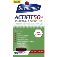Davitamon Actifit 50+ omega-3 visolie capsules