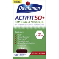 Davitamon Actifit 50+ omega-3 visolie capsules
