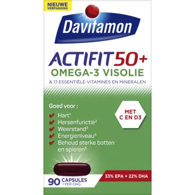 pdp-image-Davitamon Actifit 50+ omega-3 visolie capsules