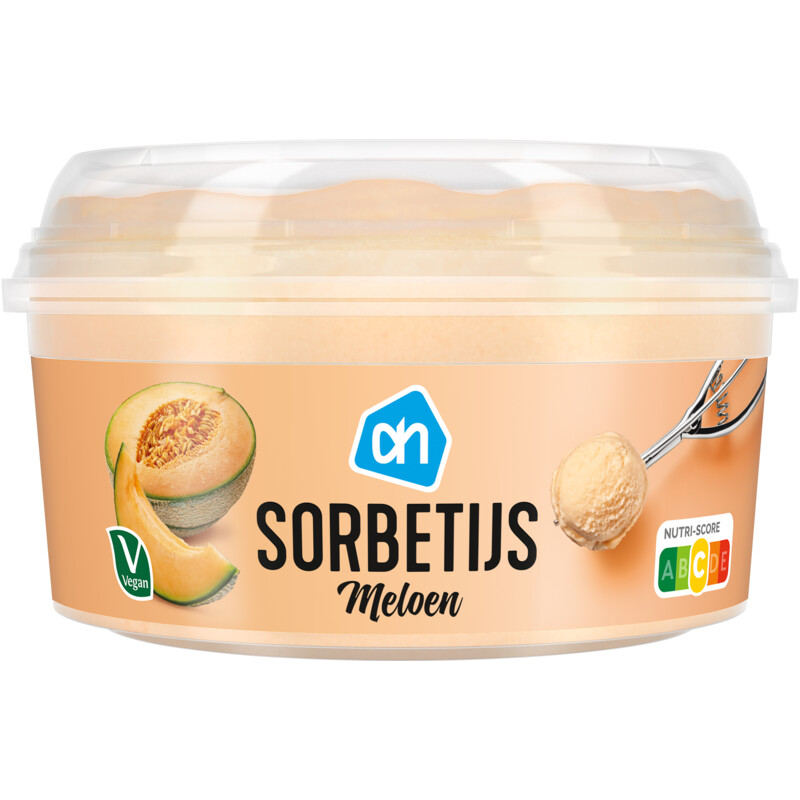 Een afbeelding van AH Sorbetijs meloen