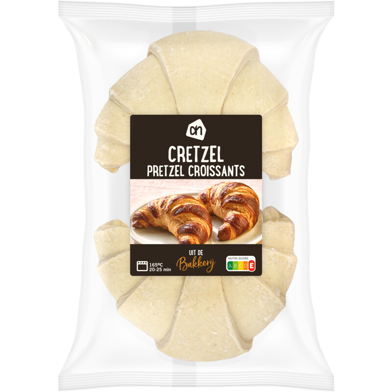 Een afbeelding van AH Cretzel pretzel croissants