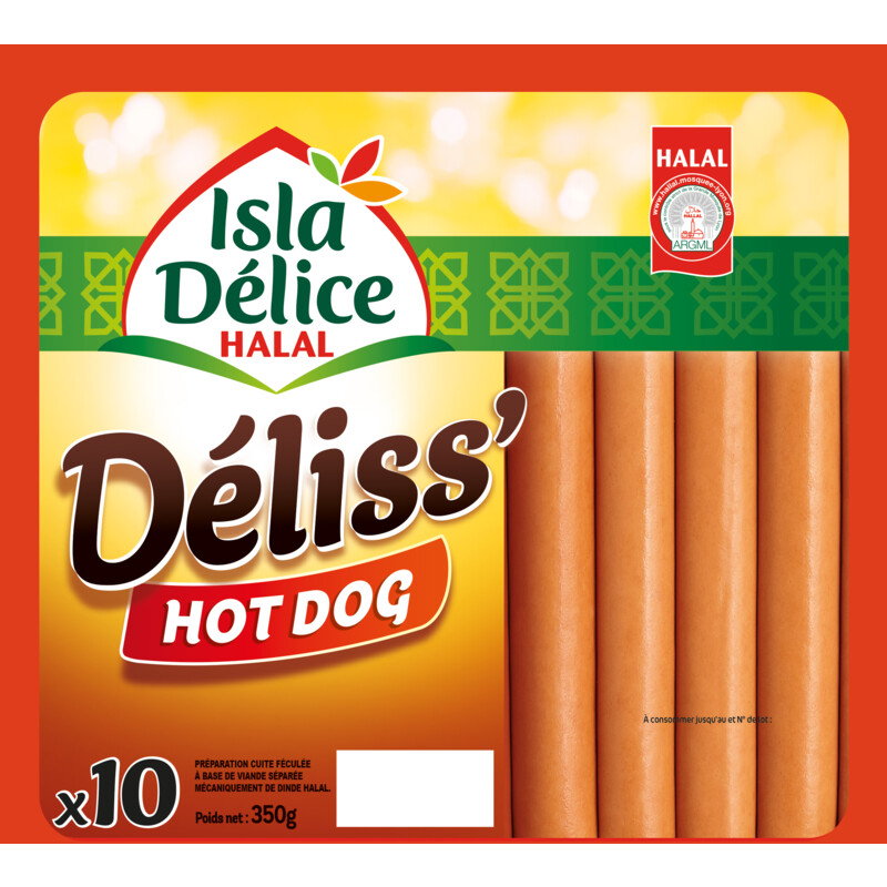 Een afbeelding van Isla Délice Déliss' hotdog