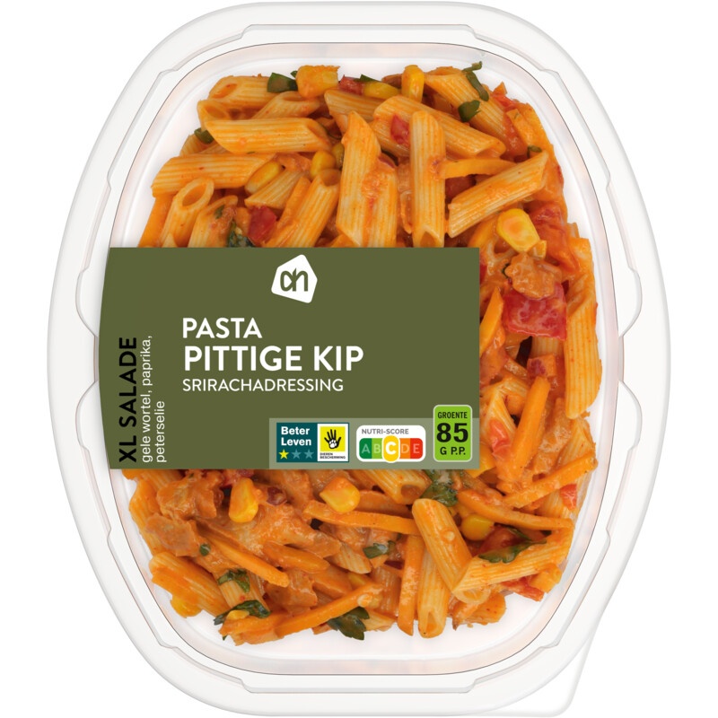 Een afbeelding van AH XL salade pasta pittige kip