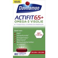 Davitamon Actifit 65+ omega-3 visolie capsules