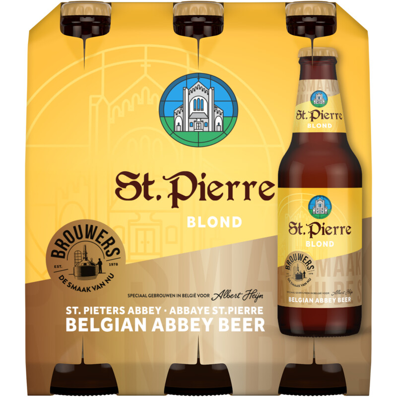 Een afbeelding van Brouwers St. Pierre blond 6-pack