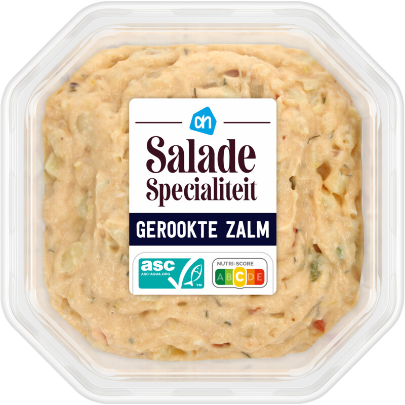Een afbeelding van AH Salade specialiteit gerookte zalm