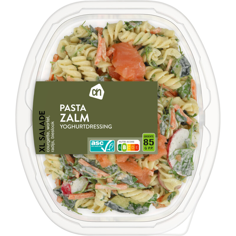 Een afbeelding van AH XL salade pasta zalm