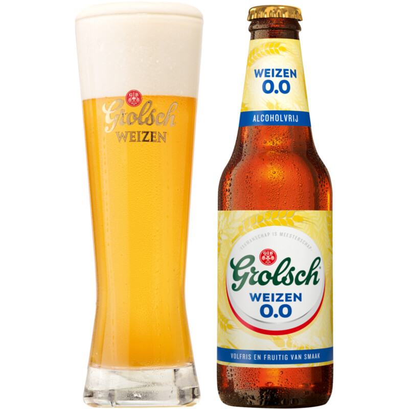 Een afbeelding van Grolsch Weizen alcoholvrij speciaalbier 6-pack