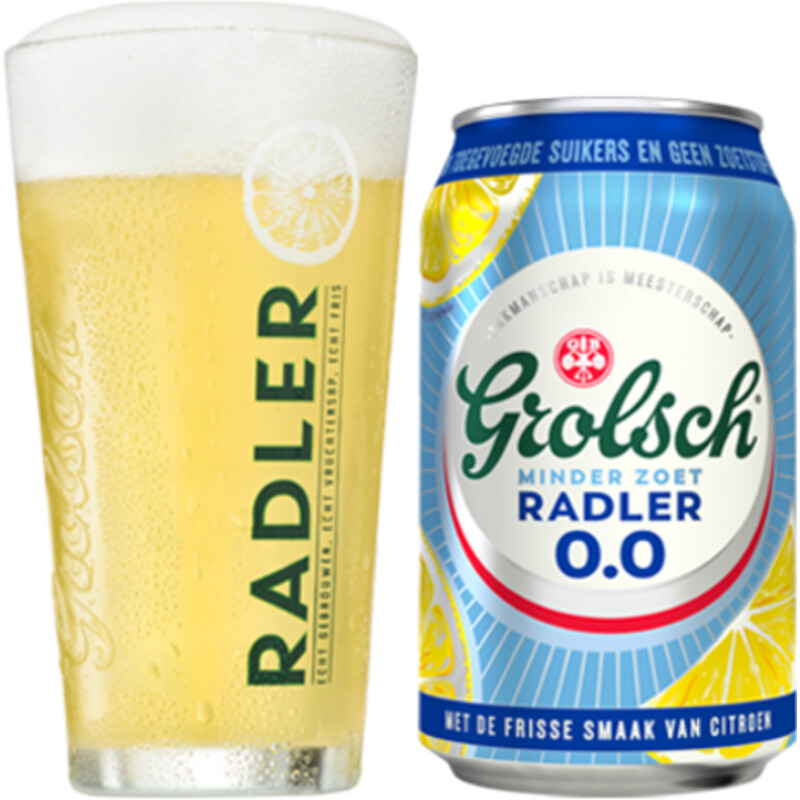 Een afbeelding van Grolsch Radler citroen 0.0 minder zoet 6-pack