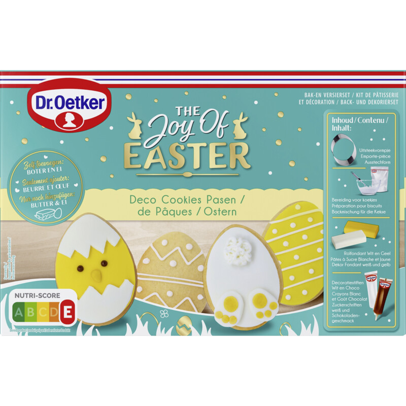 Een afbeelding van Dr. Oetker Paaskoekjes bak- en versierset