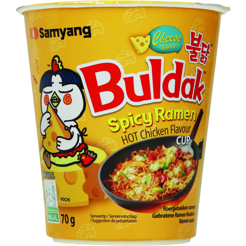 Een afbeelding van Samyang Buldak spicy ramen cheese