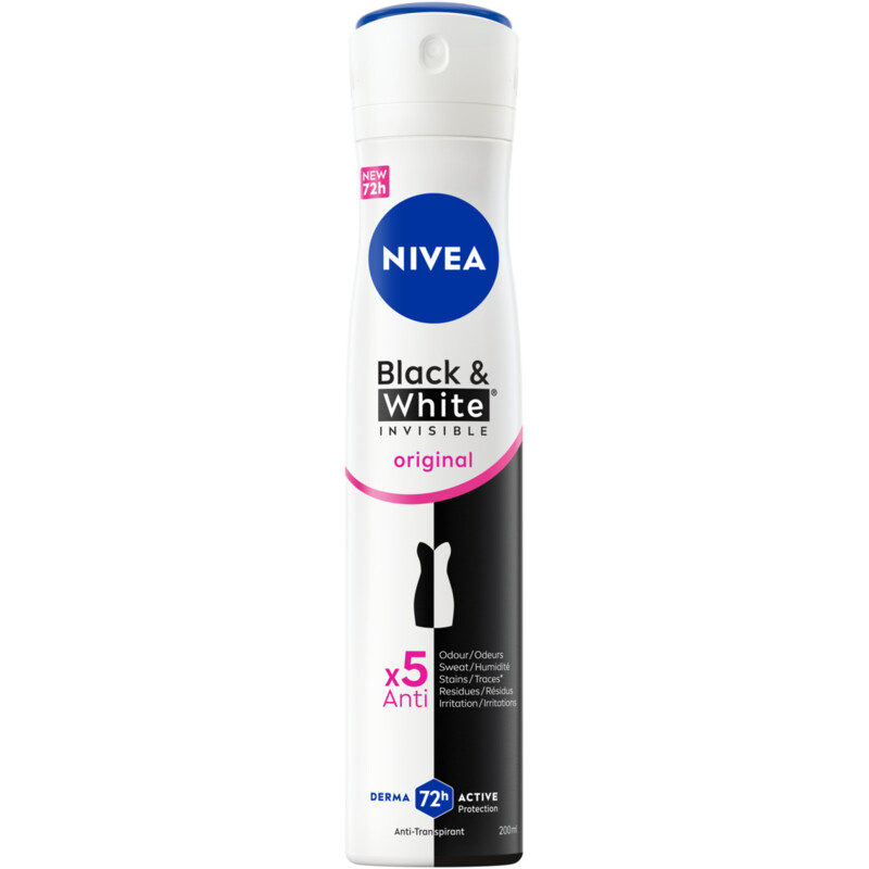 Een afbeelding van NIVEA Black & white original anti transpirant