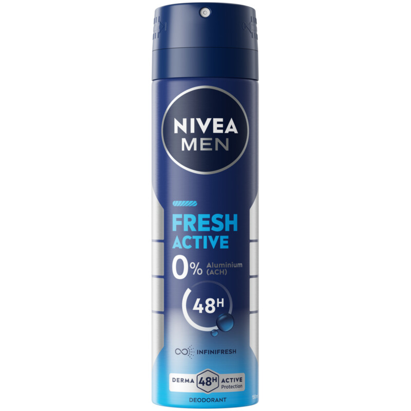 Een afbeelding van NIVEA Men fresh active deodorant spray