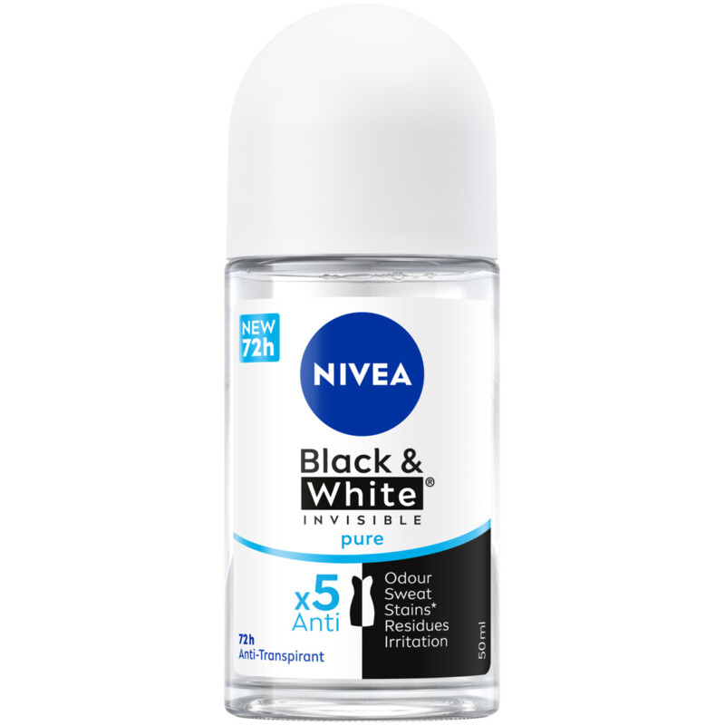 Een afbeelding van NIVEA Black & white pure deodorant roller