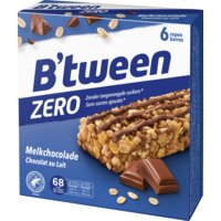 Een afbeelding van Hero B'tween mueslireep zero melkchocolade