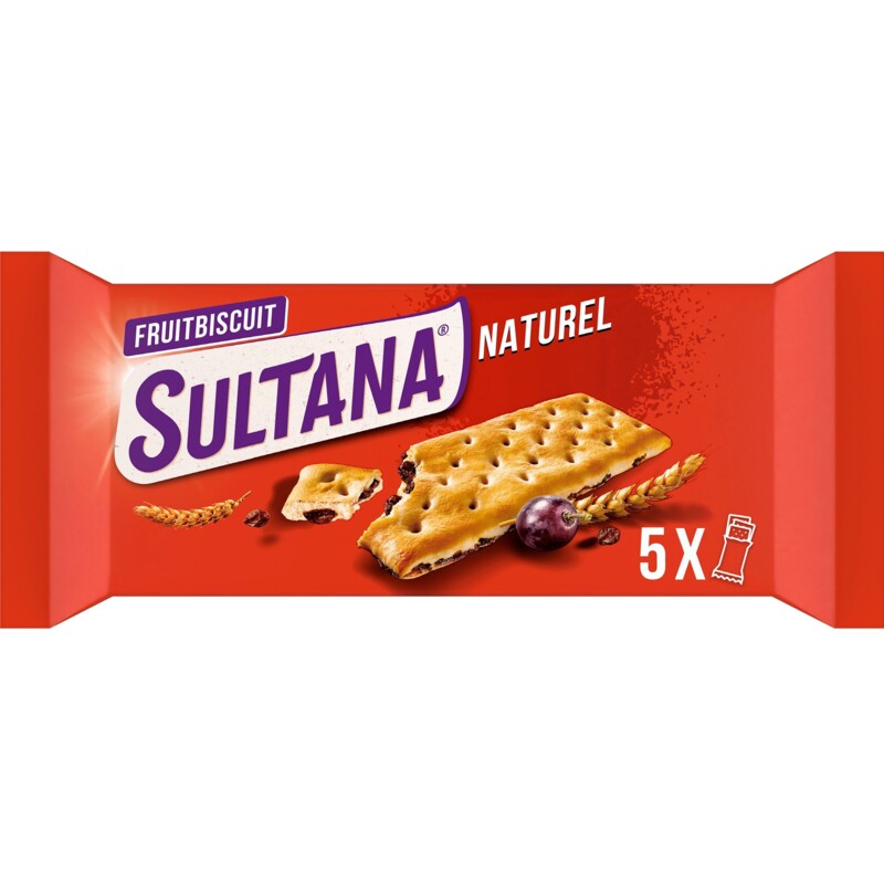 Een afbeelding van Sultana Fruitbiscuit naturel