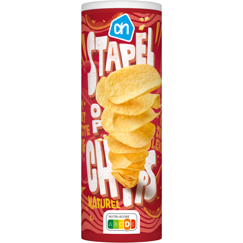 Een afbeelding van AH Stapel op chips naturel