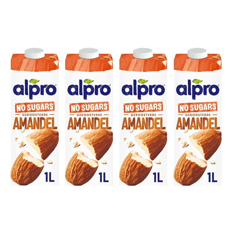 Amandeldrink zonder suikers 4-pack