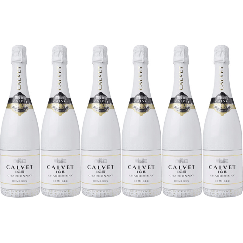 Een afbeelding van Calvet Ice chardonnay demi-sec 6 flessen