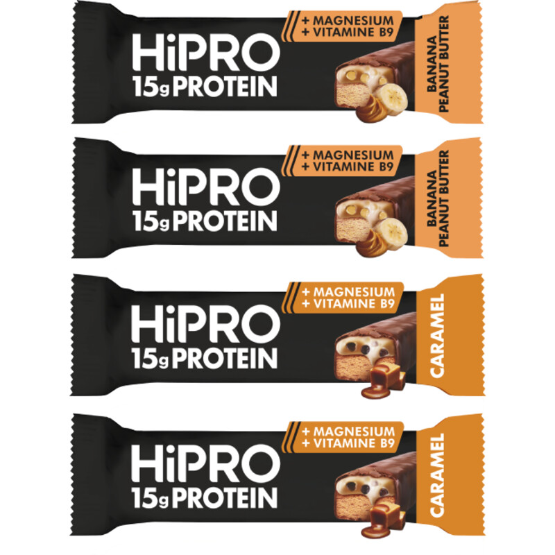 Een afbeelding van HiPRO Protein Reep combi pakket