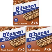 Een afbeelding van Hero mueslireep zero pinda chocolade 3-pack