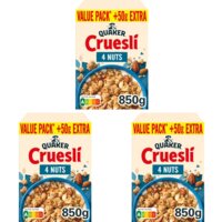 Een afbeelding van Quaker Cruesli 4 nuts 3-pack
