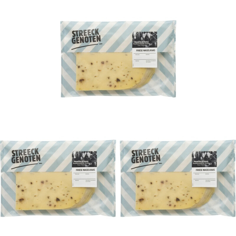 Een afbeelding van Streeckgenoten Deelen Friese nagelkaas 3-pack