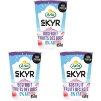 Een afbeelding van Arla Skyr bosfruit yoghurt 0% fat 3-pack