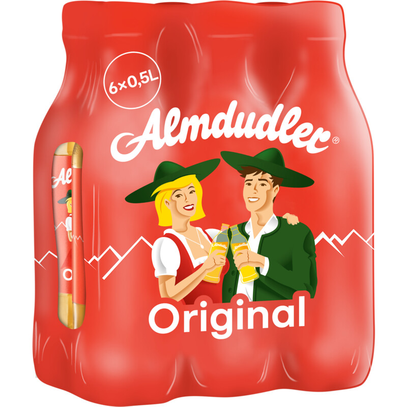 Een afbeelding van Almdudler 6-pack bel