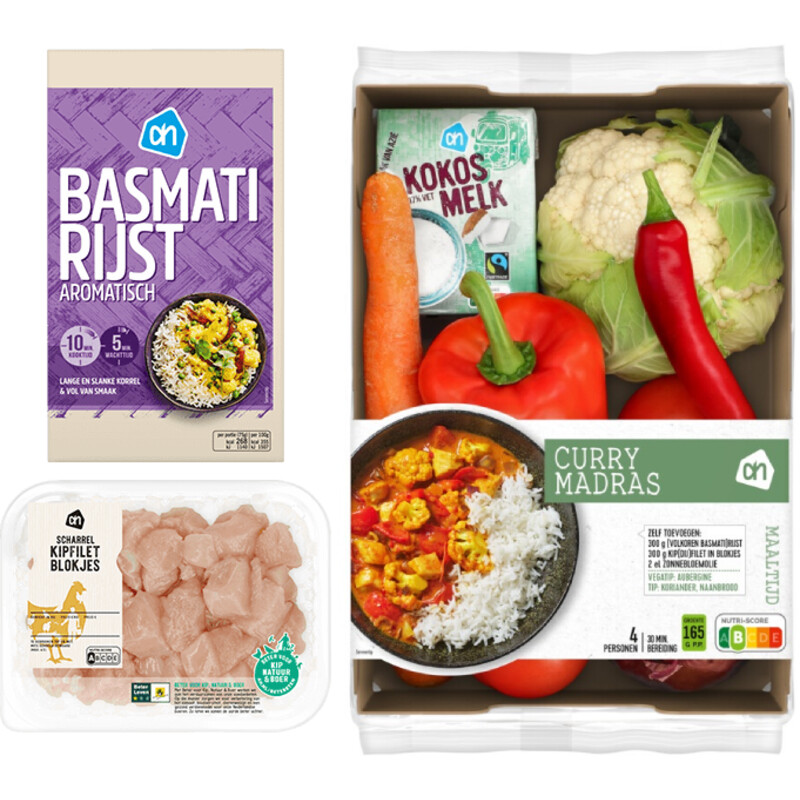 Een afbeelding van AH Curry Madras Verspakket
