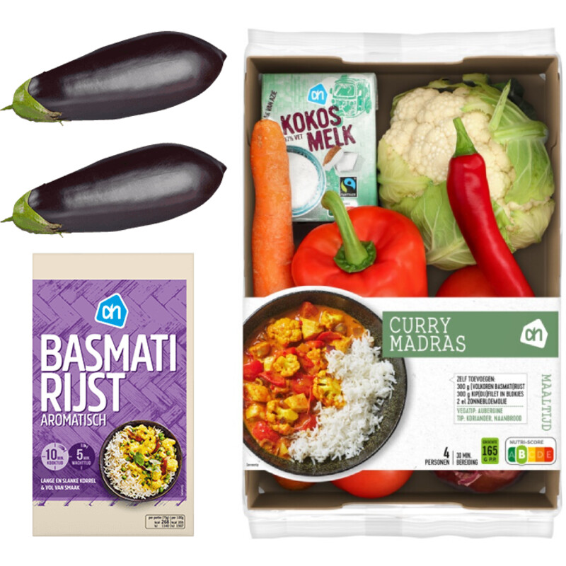 Een afbeelding van AH Vega Curry Madras Verspakket