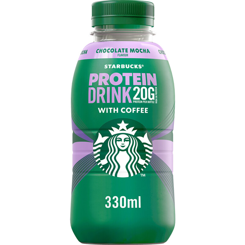 Een afbeelding van Starbucks Protein drink chocolate mocha