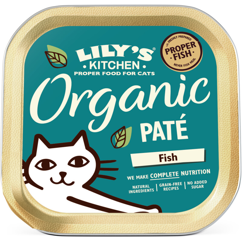 Een afbeelding van Lily's Kitchen Organic paté met vis