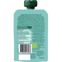 Een afbeelding van Organix Knijpfruit appel, perzik & mango 12m+