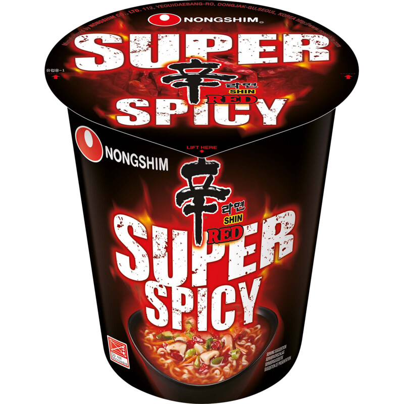 Een afbeelding van Nongshim Shin red super spicy
