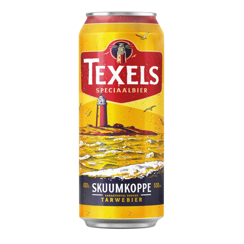 Skuumkoppe bier blik