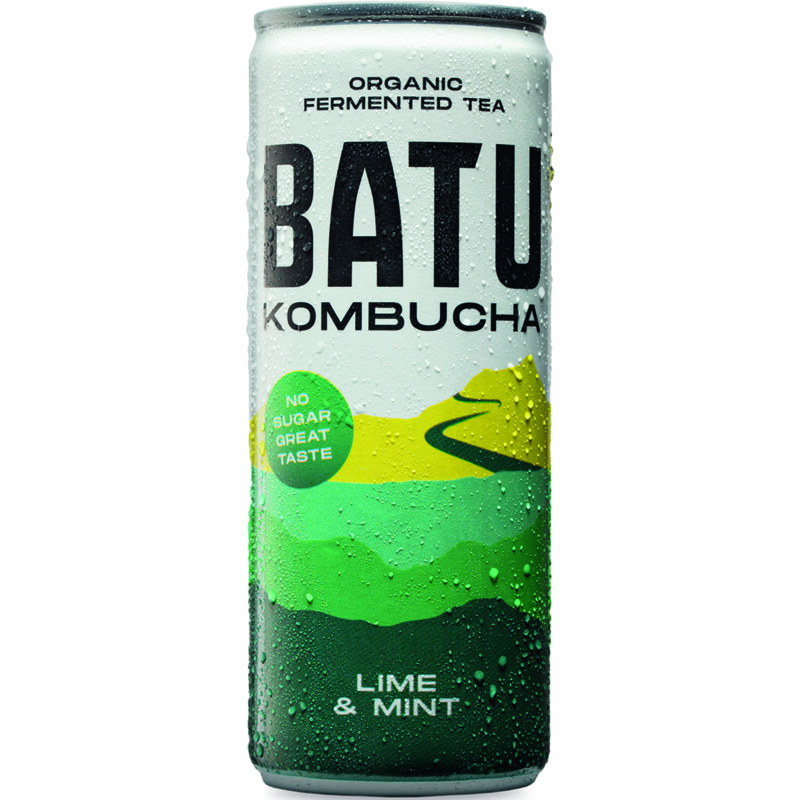Een afbeelding van Batu Kombucha lime & mint